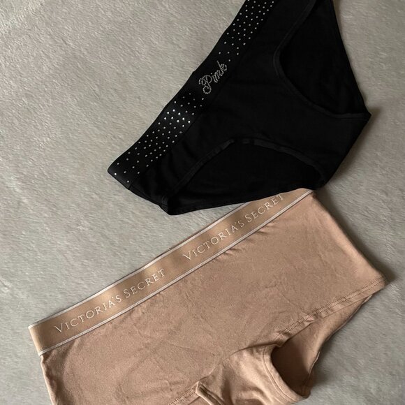 Victoria's Secret, PINK, 2 Pair XS, Logo Cotton Panties - Picture 13 of 13